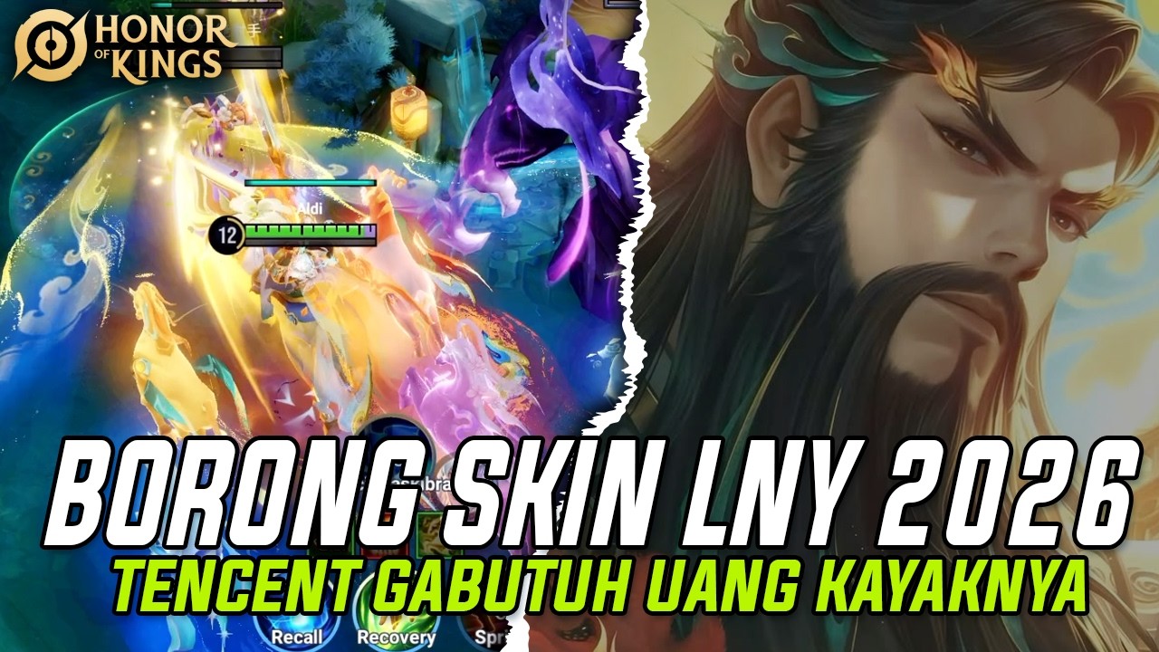 BORONG SEMUA SKIN LNY 2026!! HOK INI APA YA?? 5 SKIN SEBAGUS INI CUMA 5K TOKEN! - REVIEW GUANYU LNY
