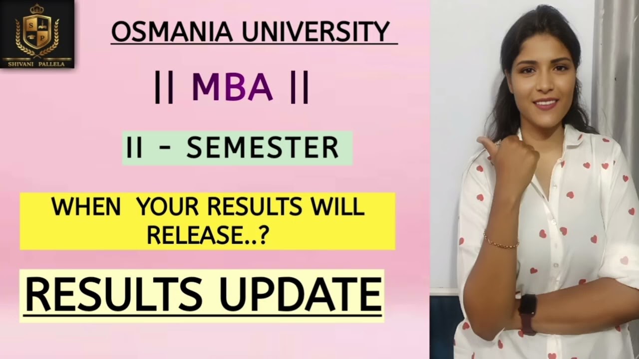 КОГДА БУДУТ РЕЗУЛЬТАТЫ MBA SEM-2 || OSMANIAUNIVERSITY|| ОБНОВЛЕНИЕ РЕЗУЛЬТАТОВ || @shivanipallela