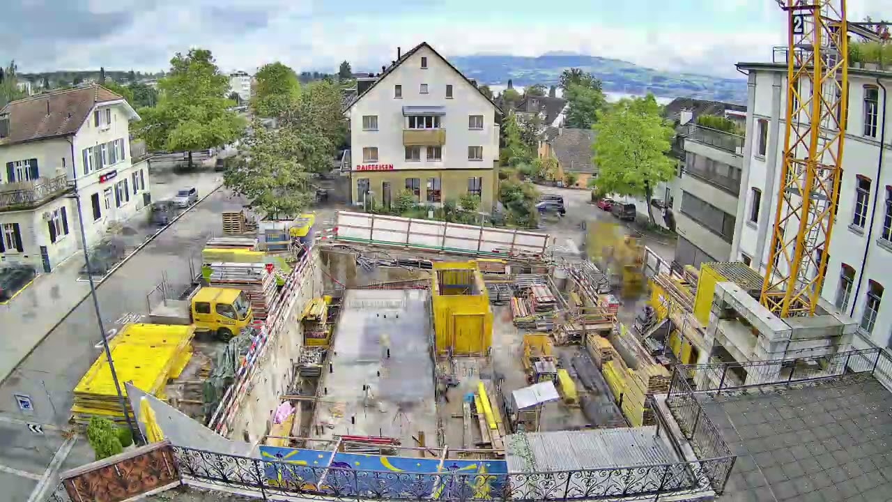 Der Neubau der Regiobank Männedorf im Zeitraffer | 18 Monate in 142 Sekunden