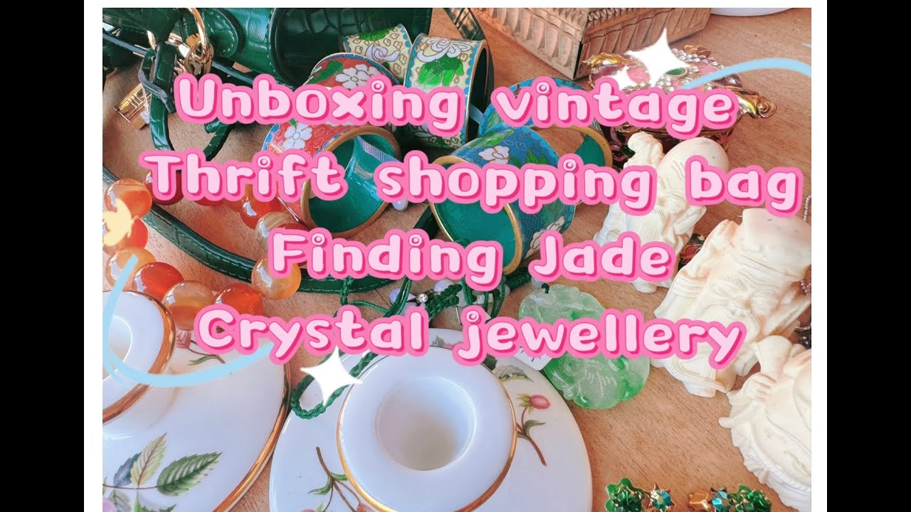 Finding Vintage Jewellery and treasure hunt Unboxing Thrifty Shopping