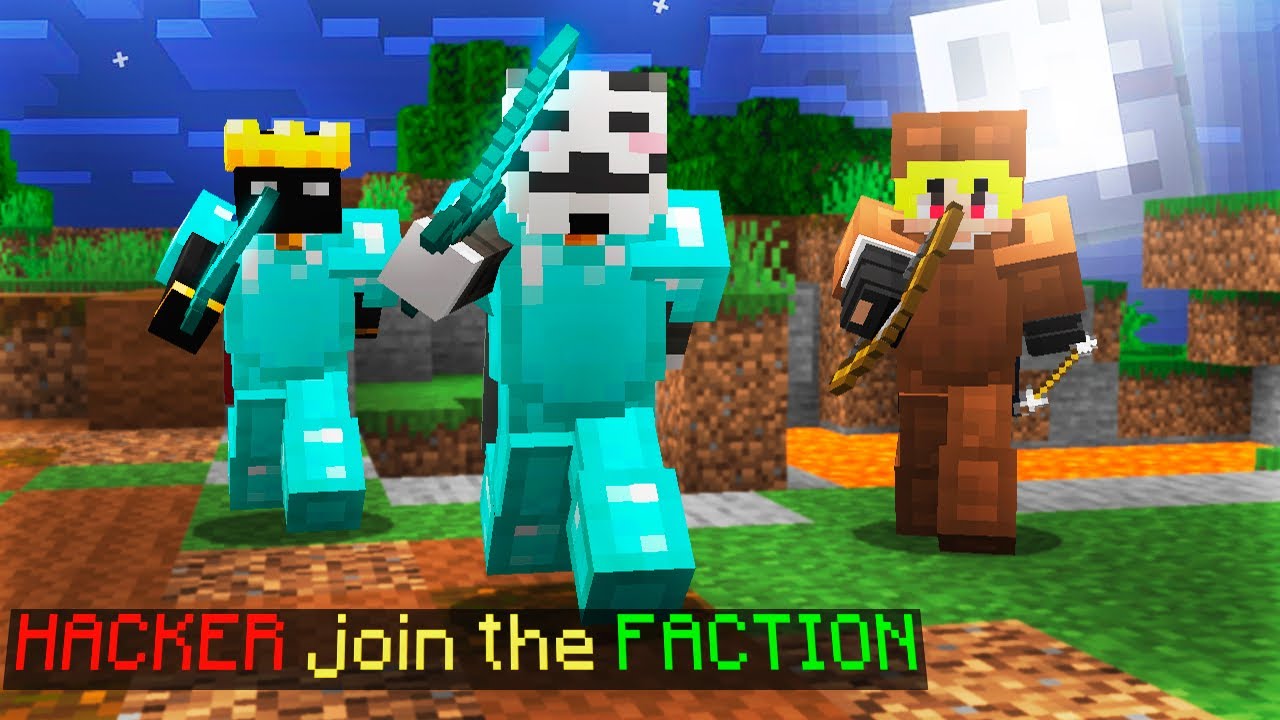 INVITE a un HACKER en MINECRAFT HCF!!😱 * Dejando BASES RAID y MUCHO PVP *