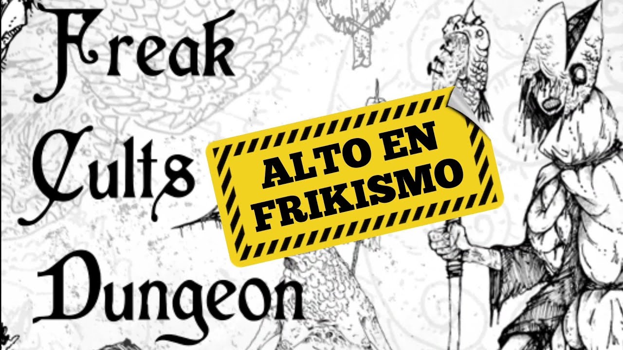 FREAK CULTS DUNGEON | PARTIDA Y RESEÑA DE PRINT AND PLAY