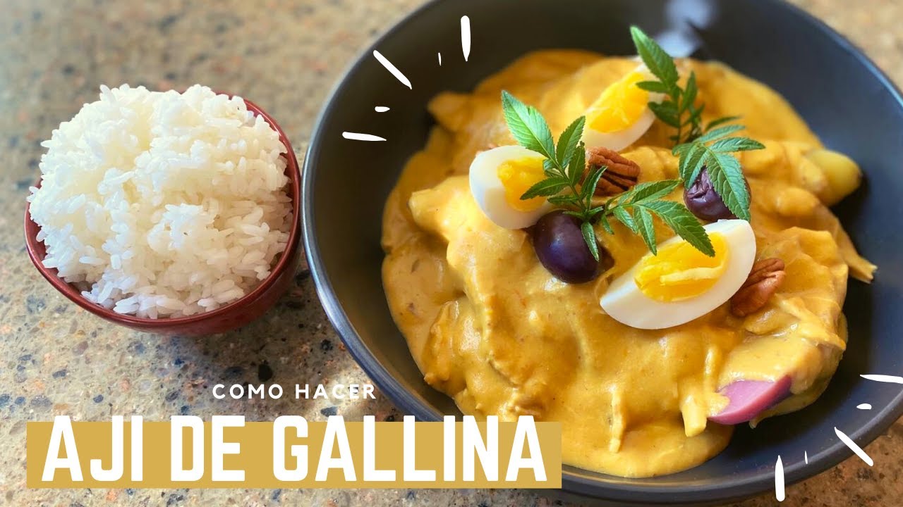 AJÍ DE GALLINA O POLLO AL ESTILO VICTORIANO