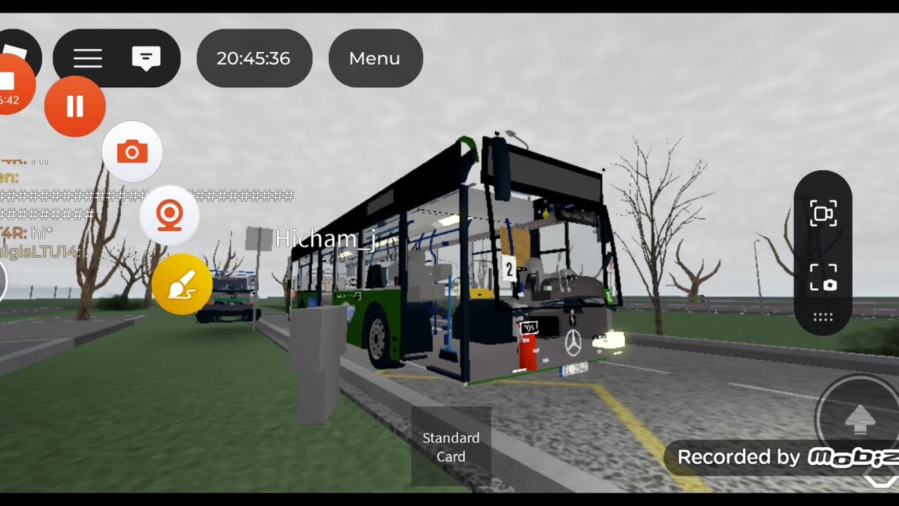 Roblox Lugane Line 2 Bus 105 Mercedes citaro O530 (not clear) 