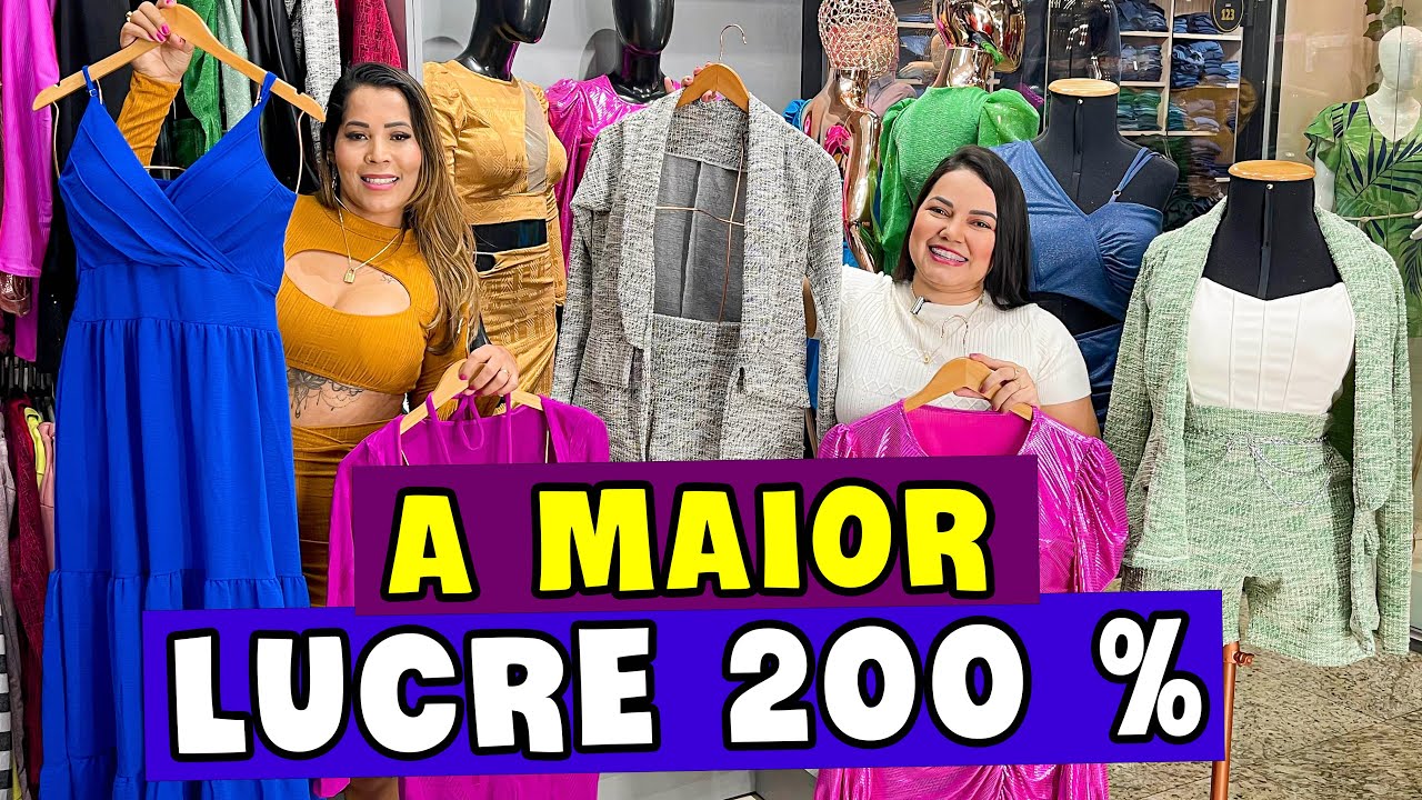 ROUPAS FEMININAS ESTILO MODINHA NA FÁBRICA DE ATACADO EM GOIÂNIA