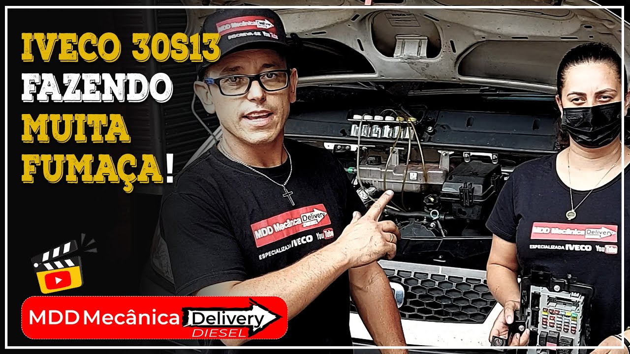 IVECO 30S13 FAZENDO MUITAAAA FUMAÇA