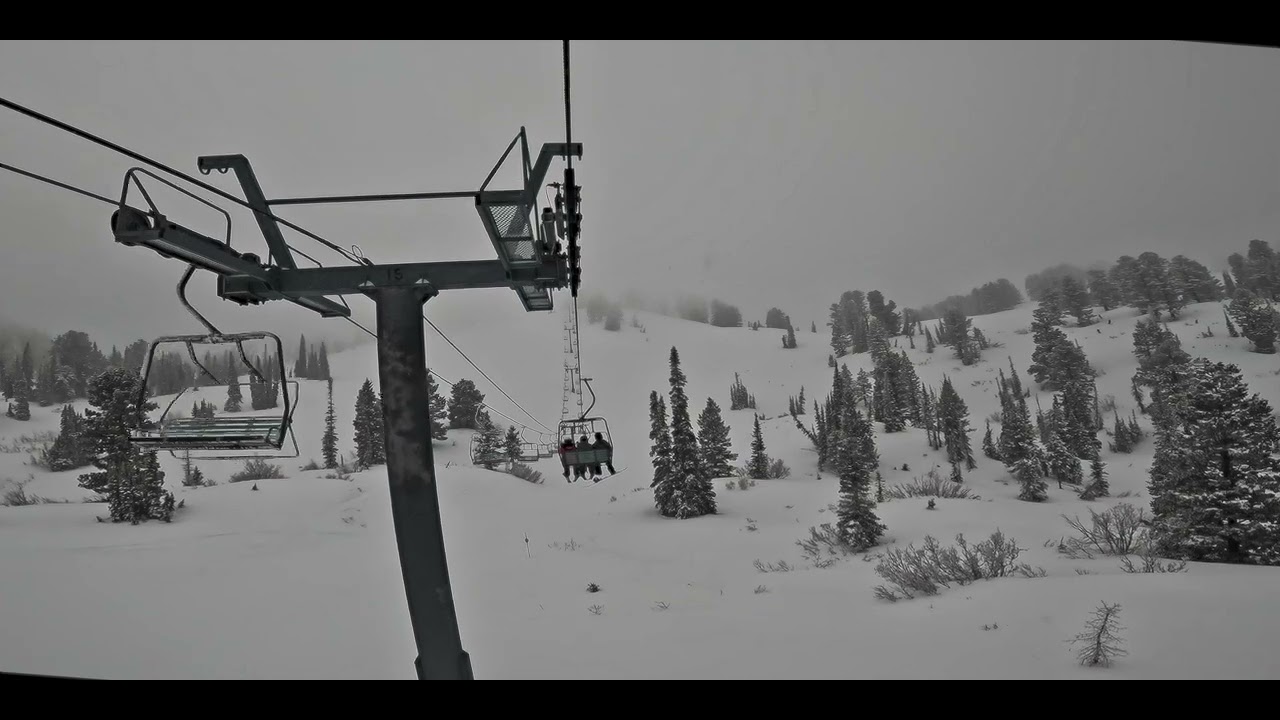 Porcupine lift at Snowbasin, 3 Feb 2024