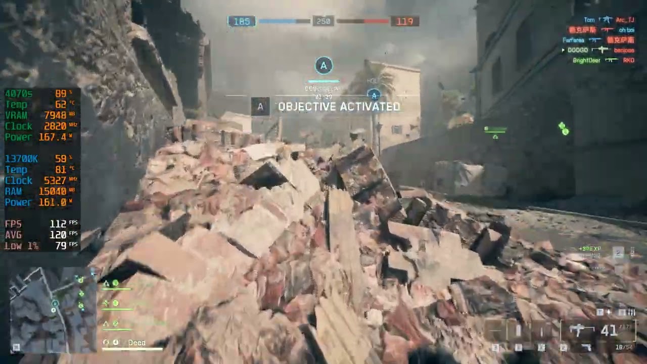 Battlefield 6 beta i7-13700K RTX 4070 Super