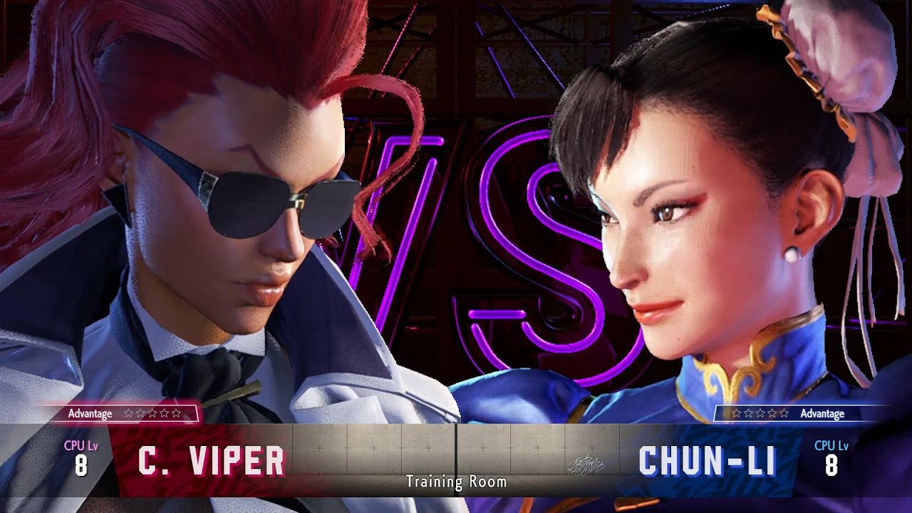 SEASON 3 C.Viper vs Chun-Li (CPU8 vs CPU8) series 1