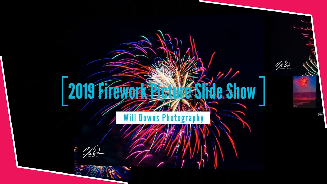 2019 Fireworks Picture Slide Show from Lincoln City Oregon Photography