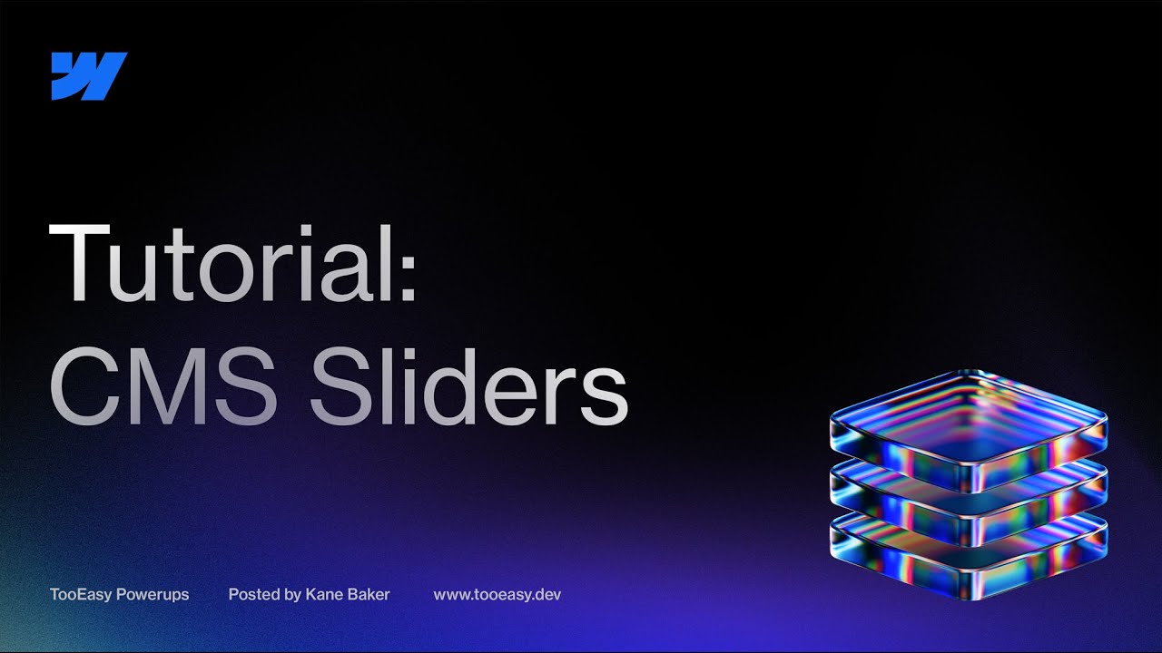 Webflow CMS Sliders | Powerups Tutorial