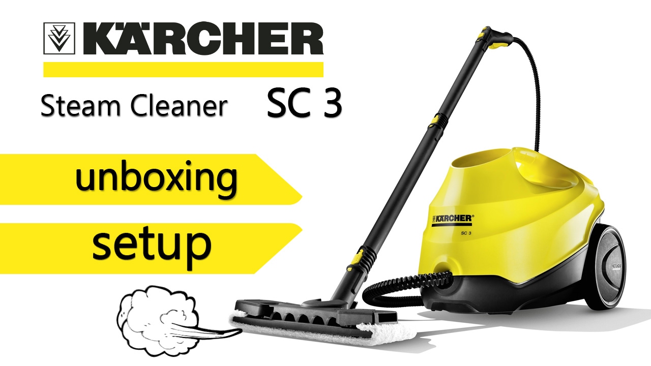 Karcher SC3 Steam Cleaner Unboxing & Setup | no chemicals