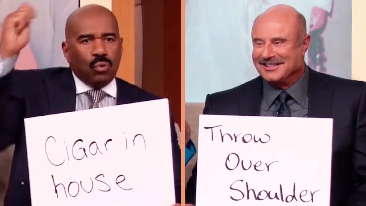Steve Harvey & Dr. Phil Test Their Marriage Skills! II STEVE HARVEY