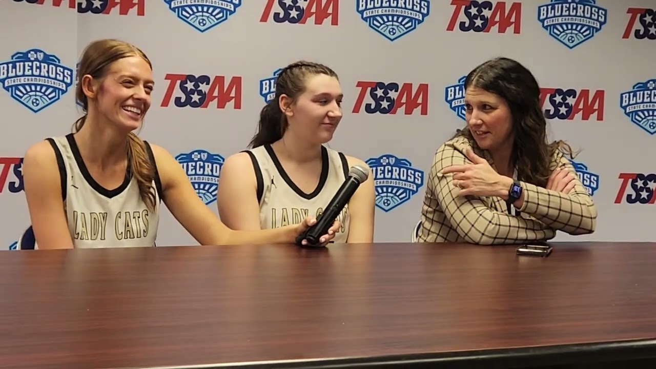 Пресс-конференция женской команды Lady Cats после победы над командой Gordonsville 12 марта 2026 ...