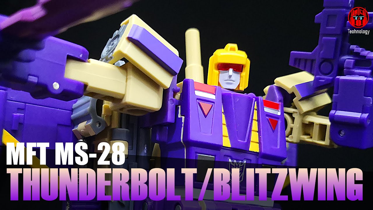 Mech Fans Toys MFT MS28 Thunderbolt aka Blitzwing [Teohnology Toys Review]