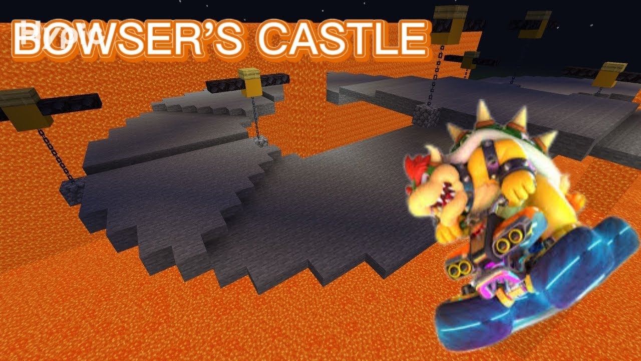 Bowser's Castle - Mario Kart in Minecraft Custom Tracks