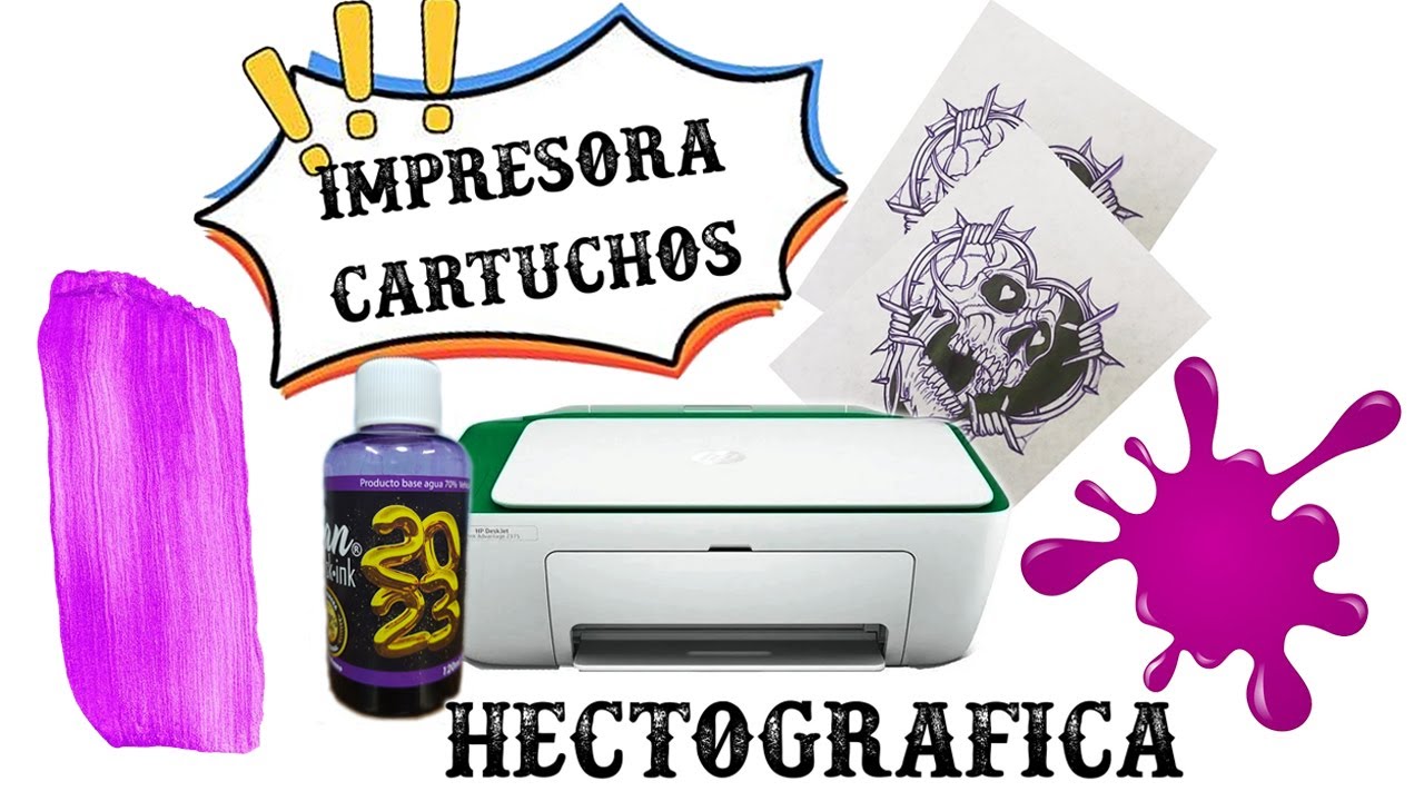 IMPRESORA HECTOGRAFICA CON CARTUCHOS (COMO RELLENARLOS) TATTOO. #tattoo #tatuajes #tattoos