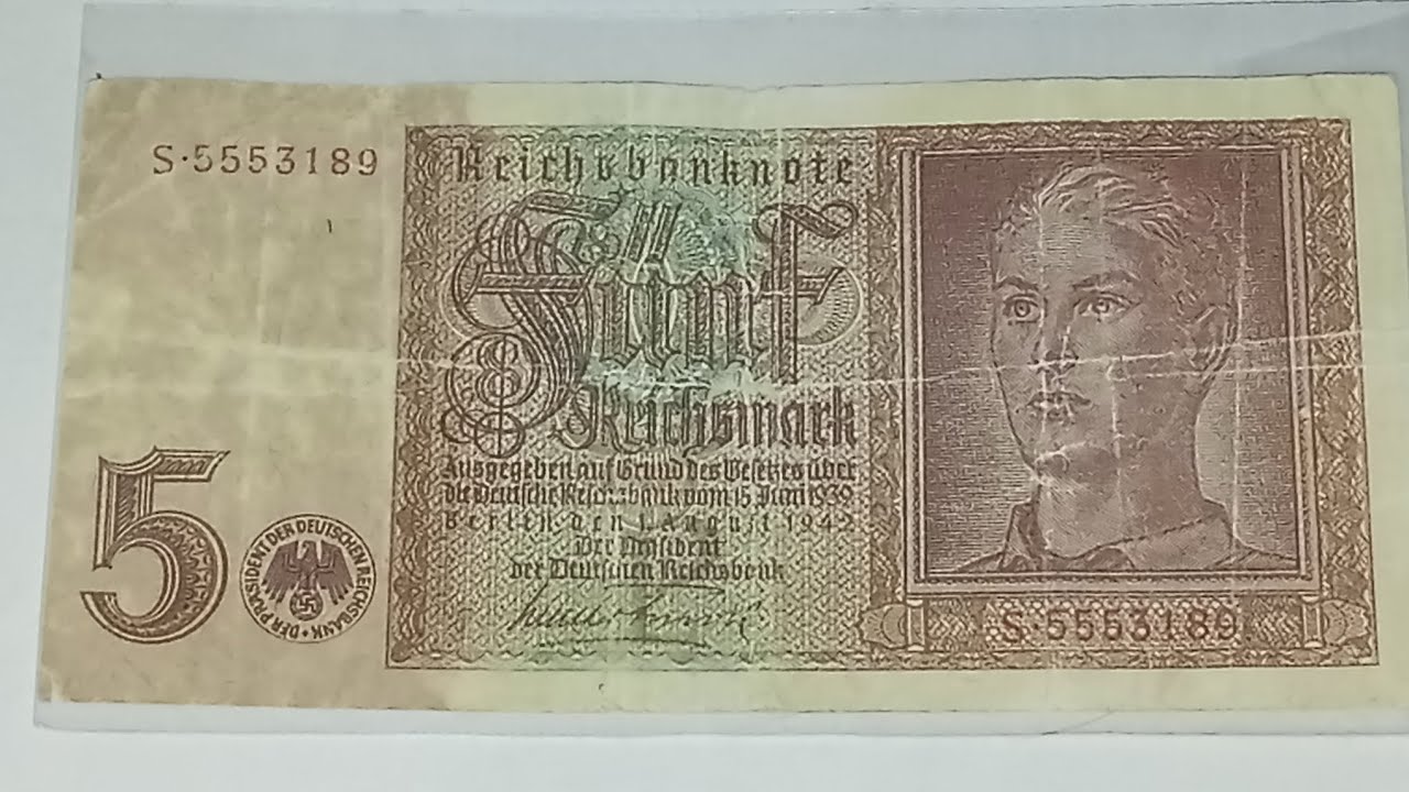 5 рейхсмарок 1942 года