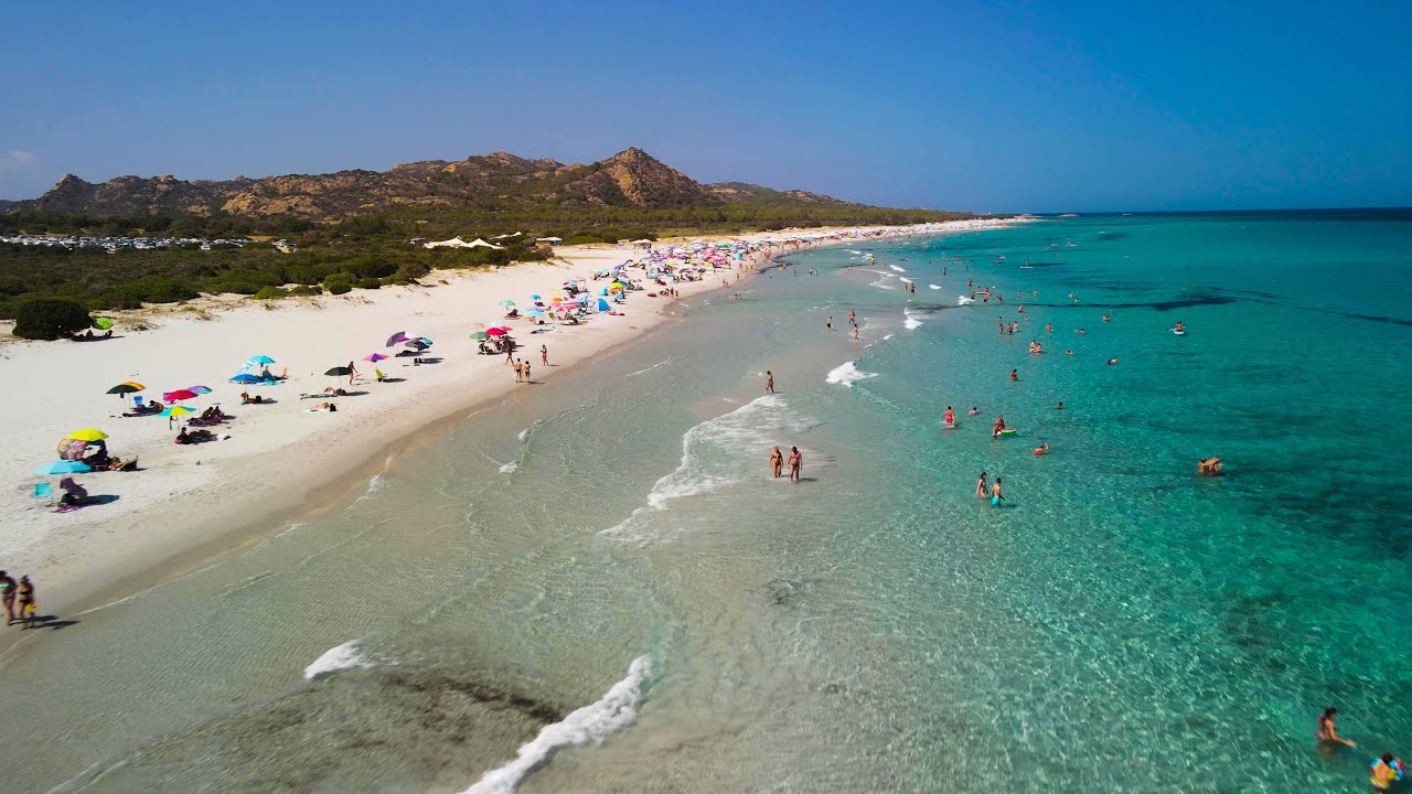 Spiaggia di Berchida - Sardegna  (by drone 4K)
