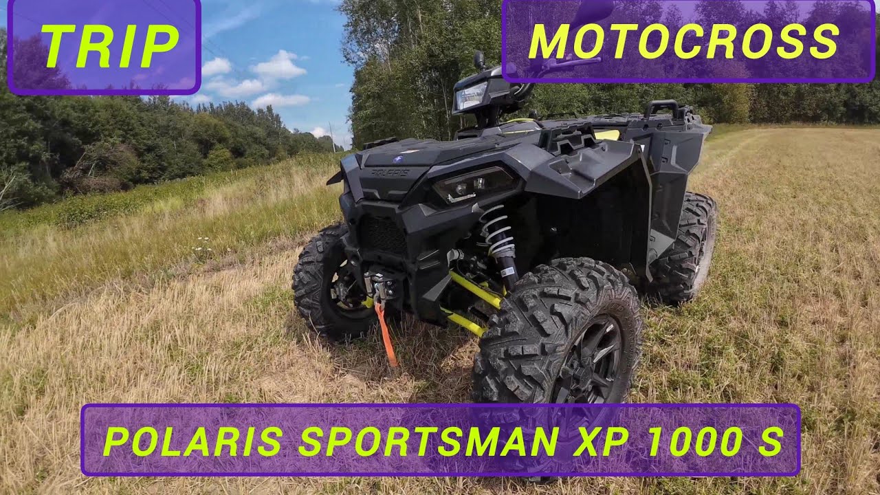 MOTOCROSS closing event and a trip with a Polaris Sportsman Xp 1000 S 🏁🏁👏