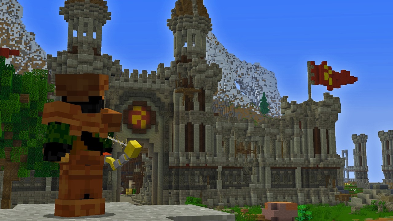 Minecraft but It's an MMORPG