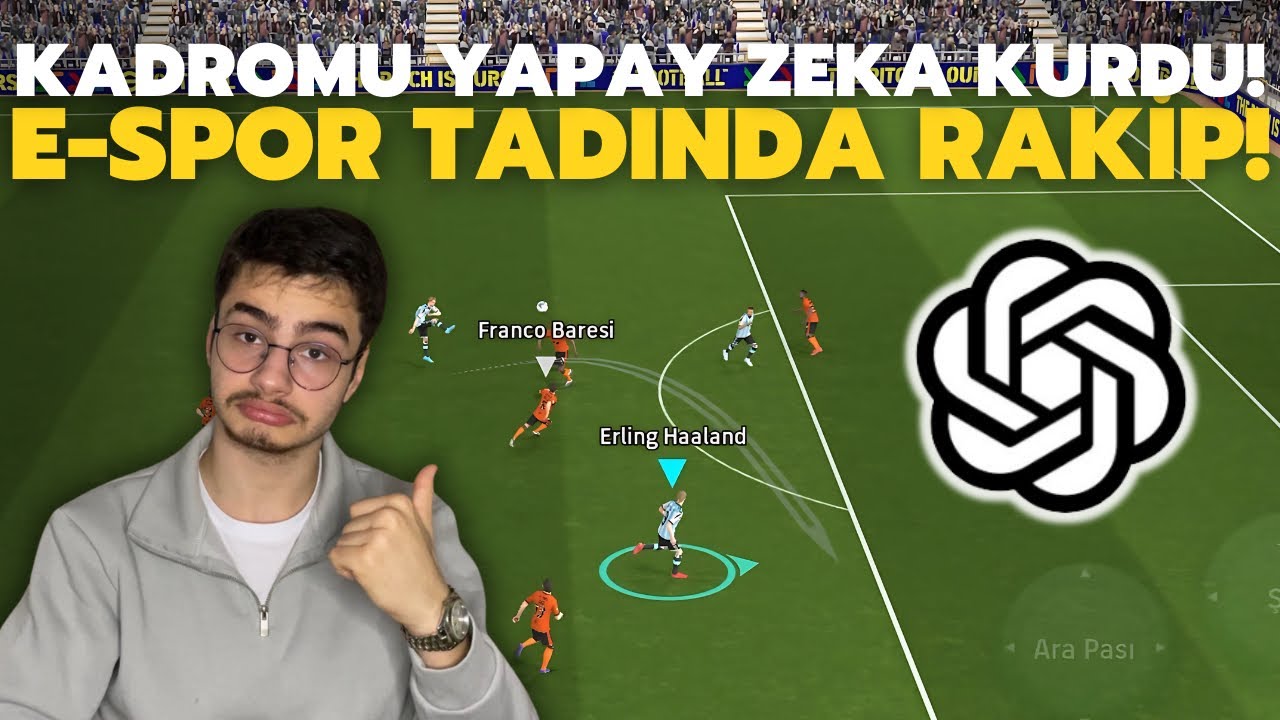 KADROMU YAPAY ZEKA KURDU! E-SPORCU GİBİ RAKİPLE SAPASAĞLAM MAÇ! eFootball 2025 Mobile