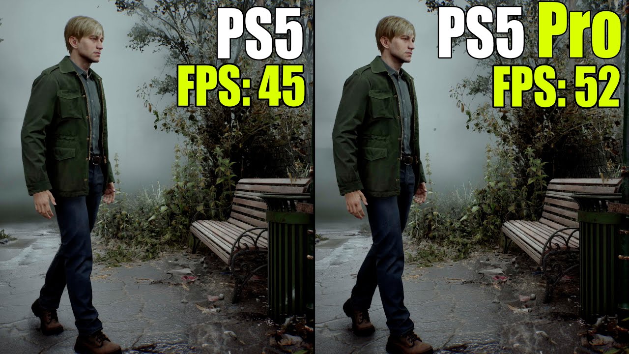 PS5 vs. PS5 Pro | Silent Hill 2 Remake Graphics, Resolution and FPS Test