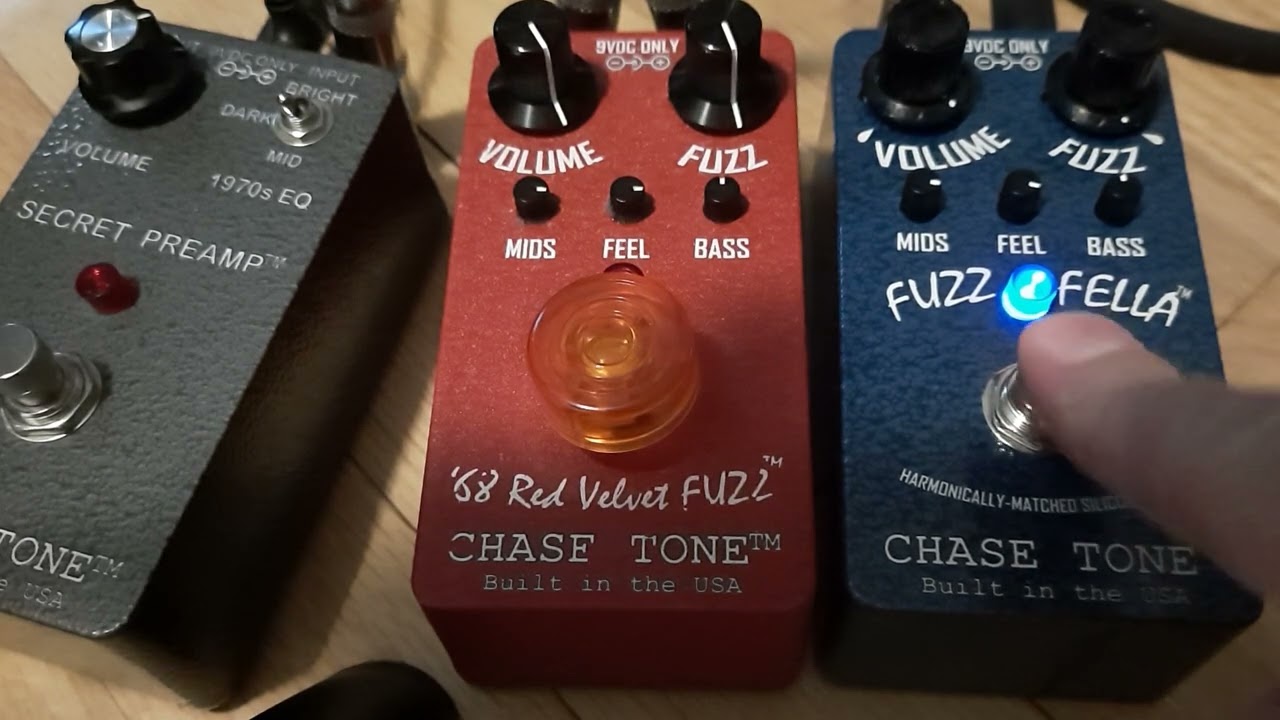 Chasetone 68 red velvet fuzz vs fuzz fella