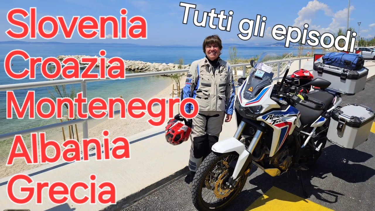 BALCANI in MOTO dall'Italia alla Grecia fino ai Monasteri delle Meteore ❤️🏍️❤️