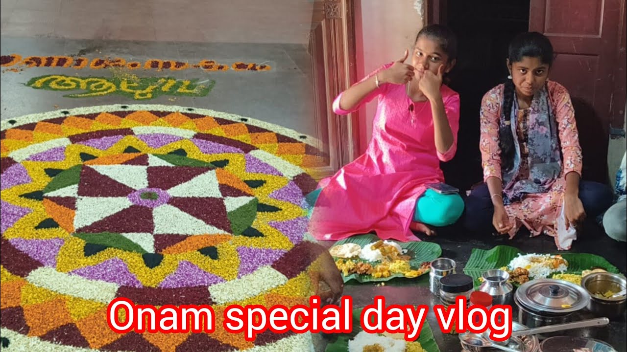 Onam special vlog kerela style | first onam in our life | semma fun and happy | watch till end #onam