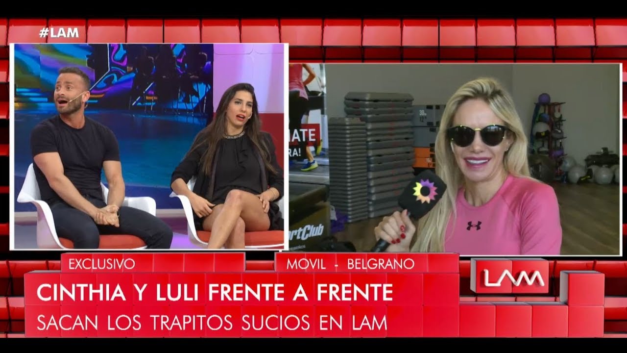 Luli Salazar pidió no cruzar palabras con Cinthia Fernández en medio del móvil