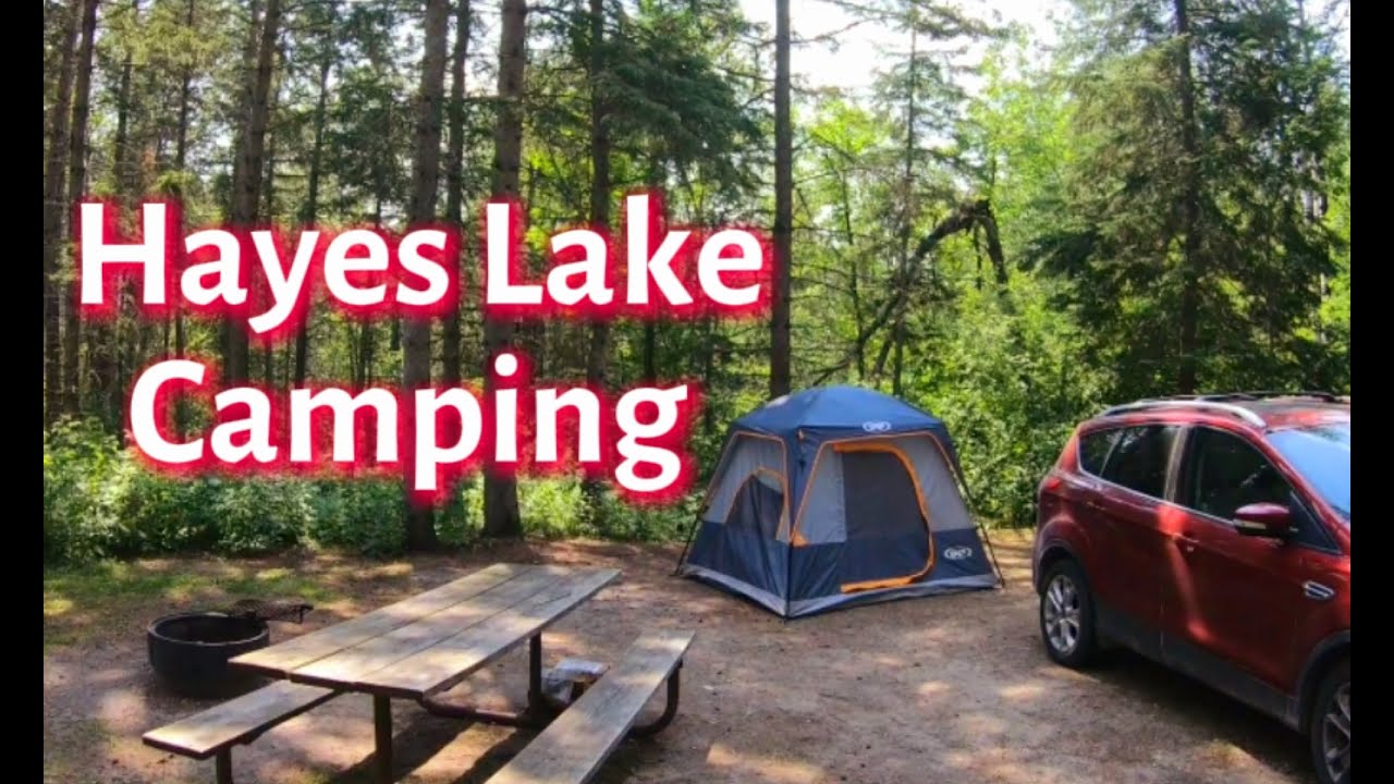 Out camping at Hayes Lake state park in Northwestern Minnesota