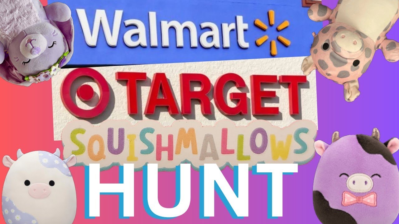Spring Squishmallow Hunt Walmart and Targer Easter Squishmallows