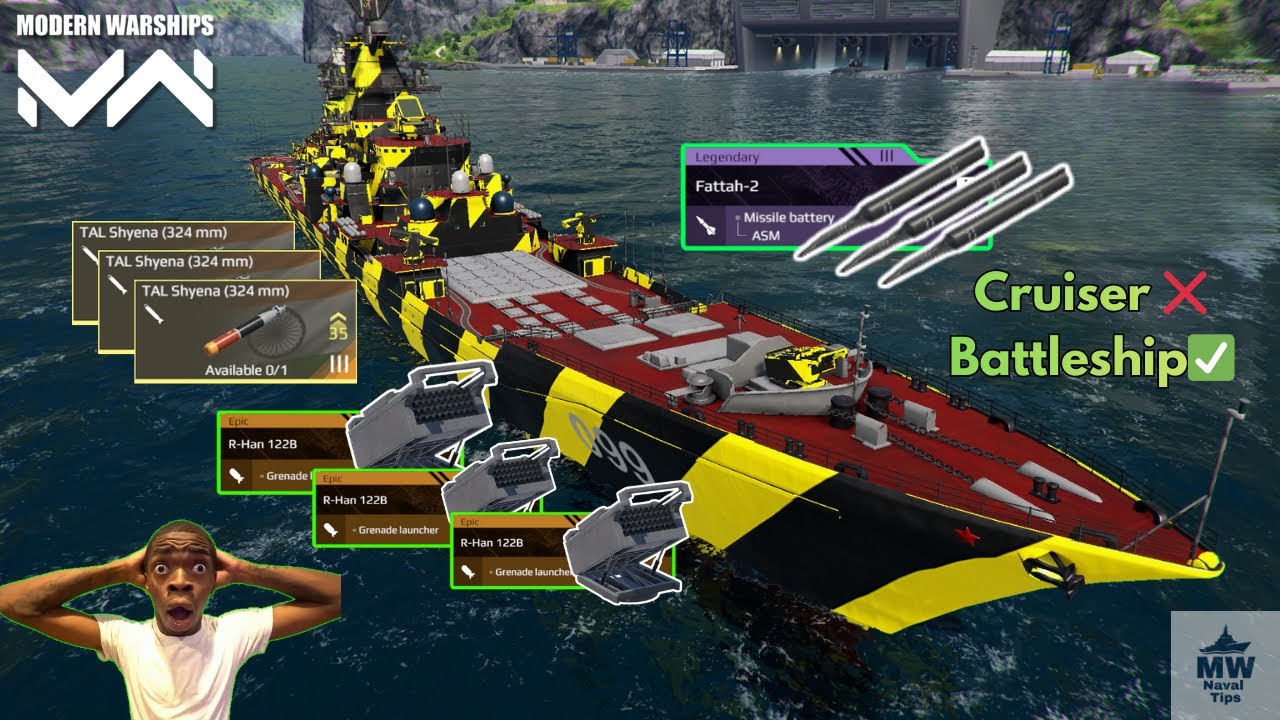 Cruiser Looks, Battleship Damage | RF TARK Pyotr Velikiy 🔥💥| Modern Warships