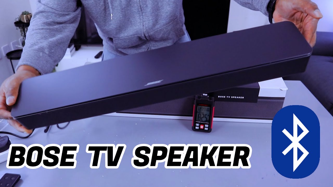Bose TV Speaker Soundbar Unboxing with Audio Demonstration
