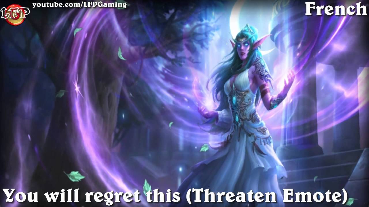 Hearthstone: Tyrande Whisperwind dialogue in 14 languages