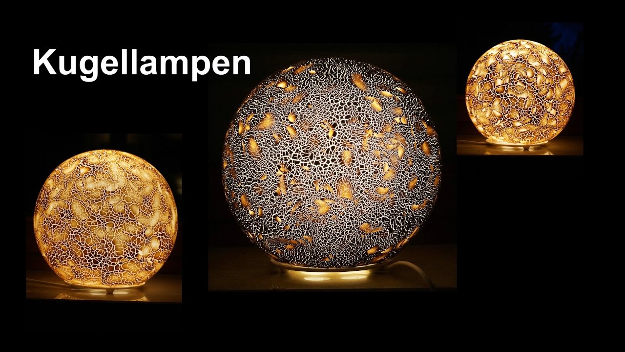 Kugellampe mit Facettenlack/RuthvonG