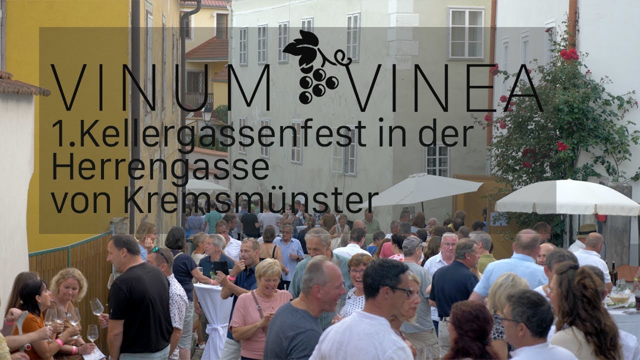 Vinum Vinea, 1. Kellergassenfest in der Herrengasse von Kremsmünster