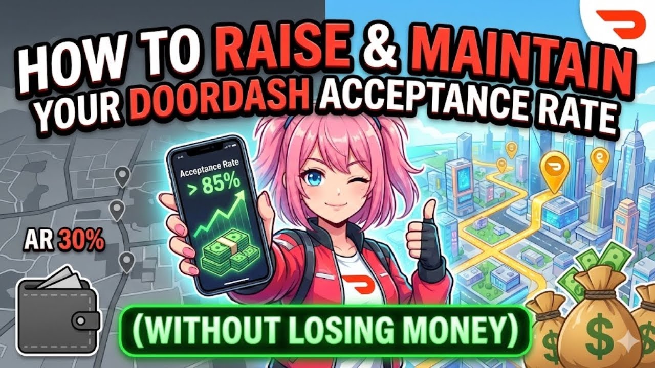 Как повысить и поддерживать процент принятия заказов в DoorDash (без убытков)