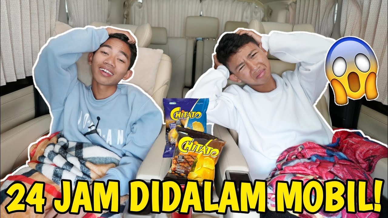 TANTANGAN 24 JAM BERTAHAN HIDUP DIDALAM MOBIL, MALAMNYA SAMPE NABR4K??😱 | Mikael TubeHD