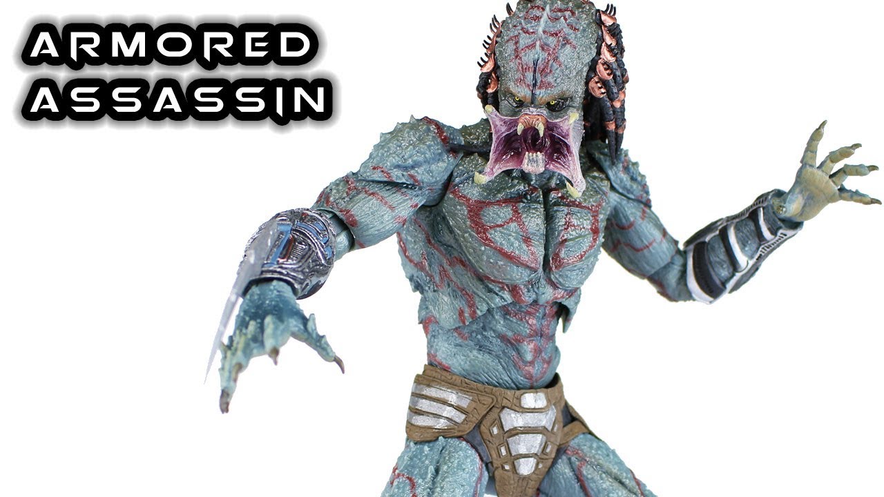 NECA ARMORED ASSASSIN PREDATOR Deluxe Action Figure Toy Review