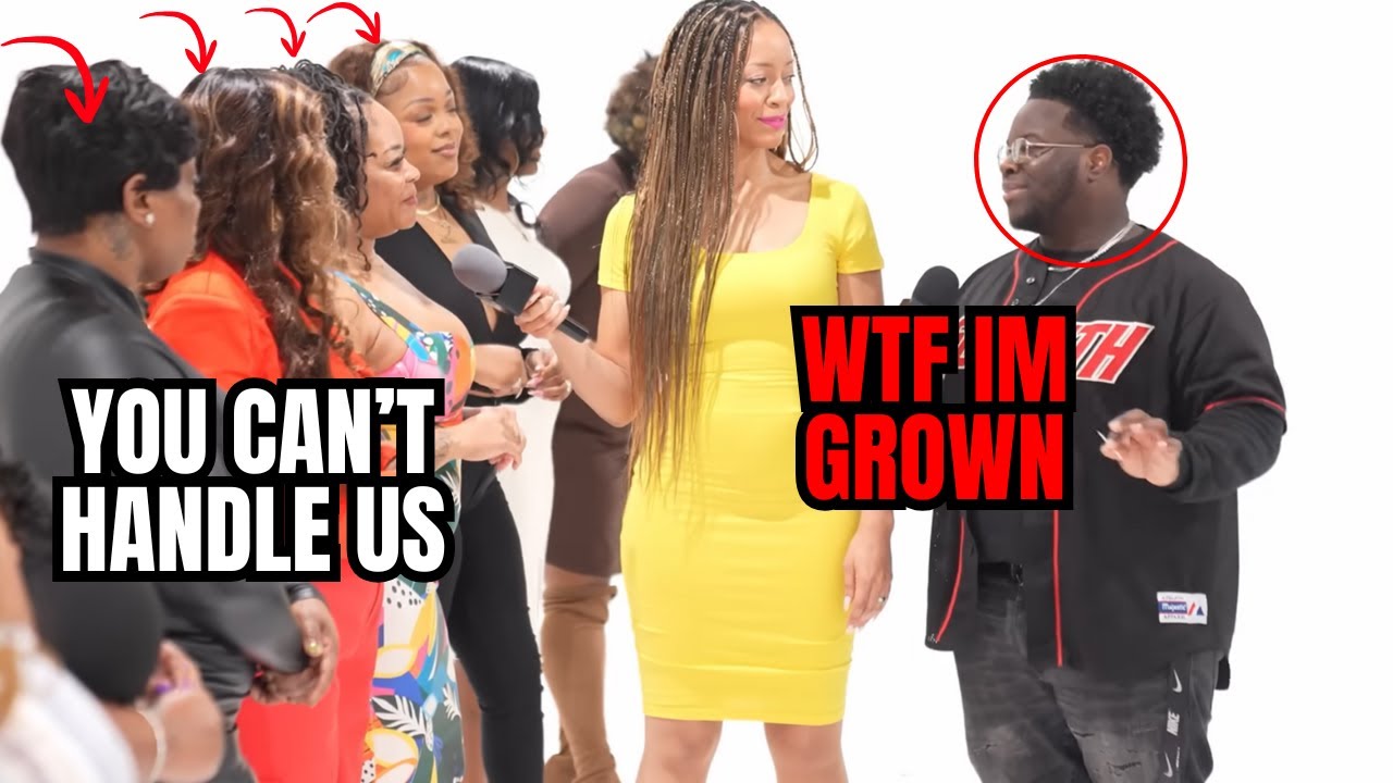 30yo Black Man EMBARRASSED by Older Women! | balloon Pop Dating