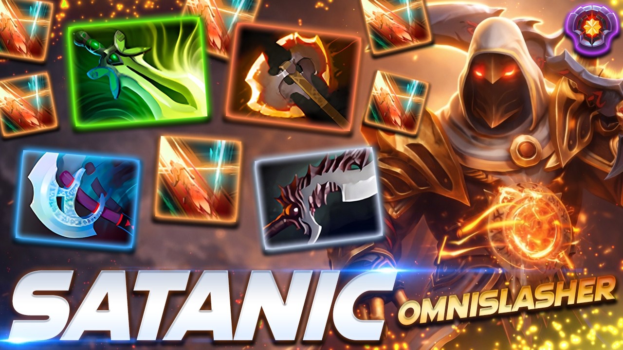 Satanic Juggernaut - OMNISLASHER - Dota 2 Pro Gameplay [Watch & Learn]