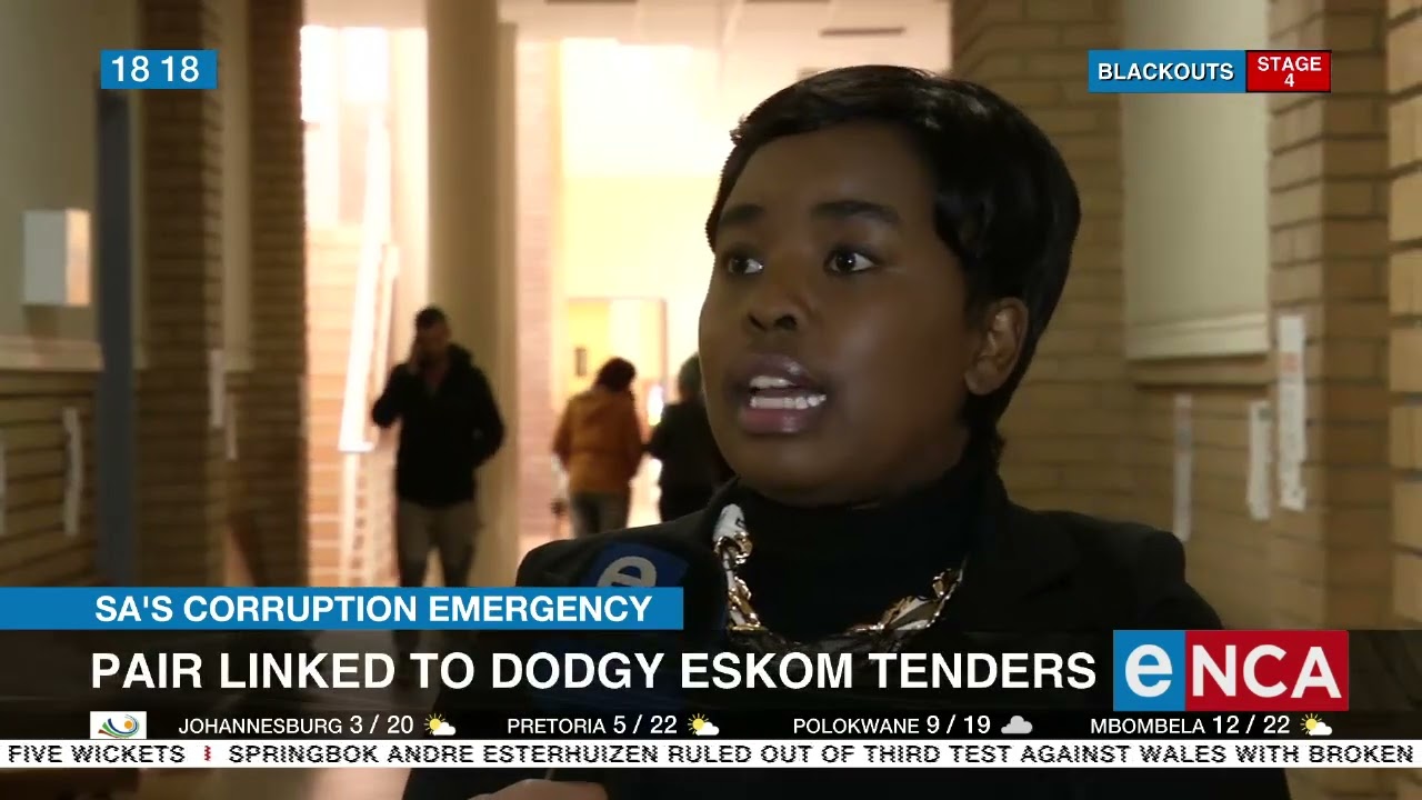 SA corruption emergency | Pair linked to dodgy Eskom tenders