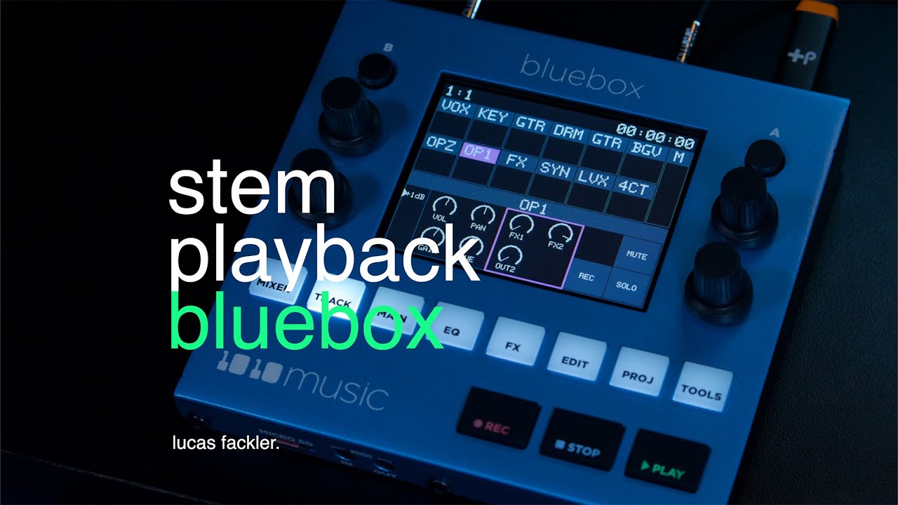 1010music Bluebox Stem Playback