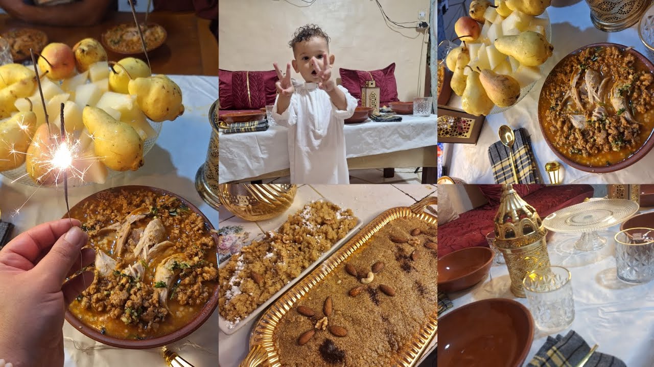 نهار مبارك🌸اجواء الاحتفال بالمولد النبوي الشريف♥️ مع عائلتي البسيطة🫄بركوكس ماما بالطبع وطمينة😜قطتنا🐈