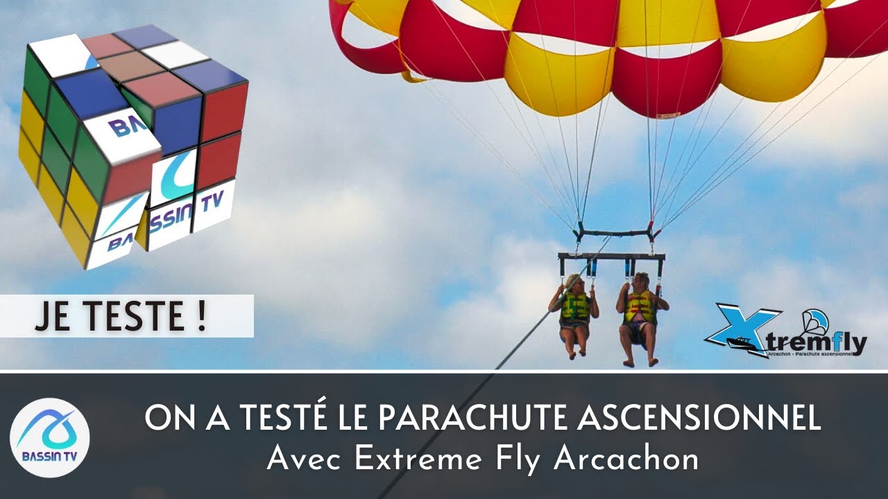 On a testé le Parachute ascensionnel Avec Extreme Fly Arcachon