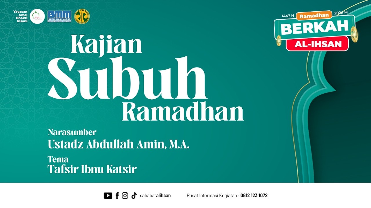 🔴 [LIVE] Kajian Subuh | Ustadz Abdullah Amin, MA. | Tafsir Ibnu Katsir