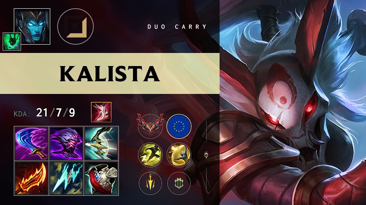 Kalista ADC vs Syndra - EUW Grandmaster Patch 26.15