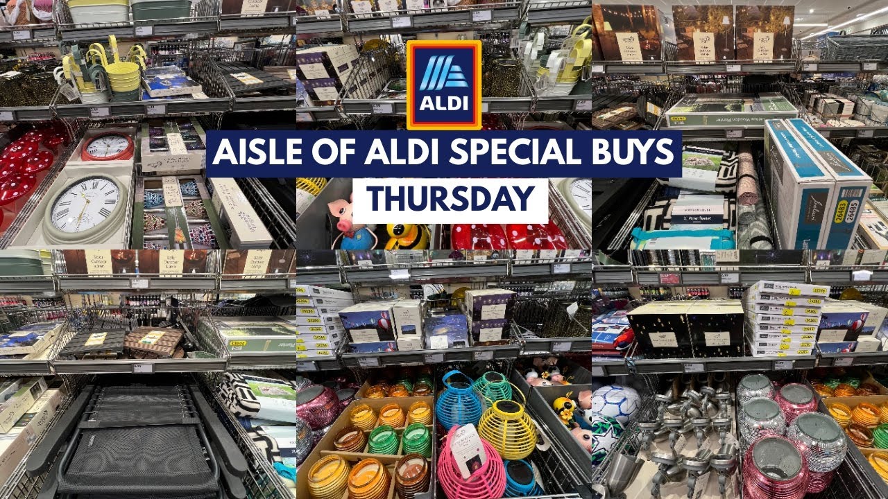 NEW IN AISLE OF ALDI SPECIAL BUYS THIS WEEK THURSDAY 22 MAY 2025 | ALDI HAUL | TRAVELANDSHOP WITH ME